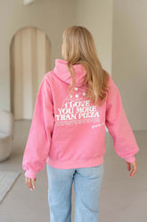 2. Wahl Hoodie I I Love You More Than Pizza